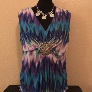 Peter Nygard Multi Color Blouse